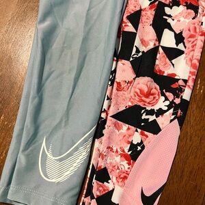 Nike Gray and Pink Leggings Bundle